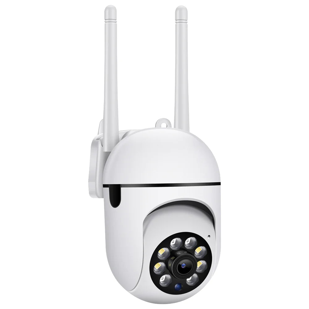 Cámara de pared con bombilla HD con visión nocturna y control remoto para interiores y exteriores