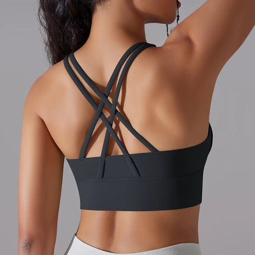 Sujetador de yoga para mujer y camisetas sin mangas para fitness
