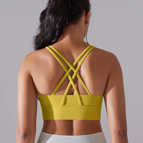 Sujetador de yoga para mujer y camisetas sin mangas para fitness