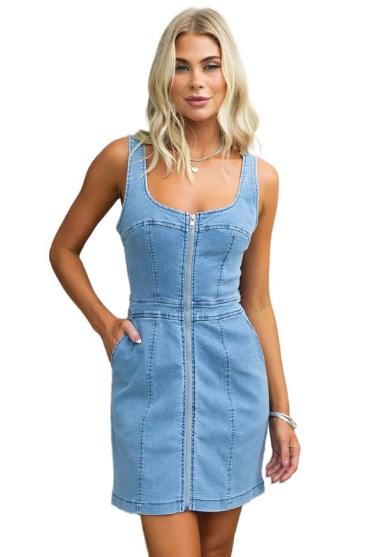 Vestido vaquero de moda para mujer de Jade Icarus