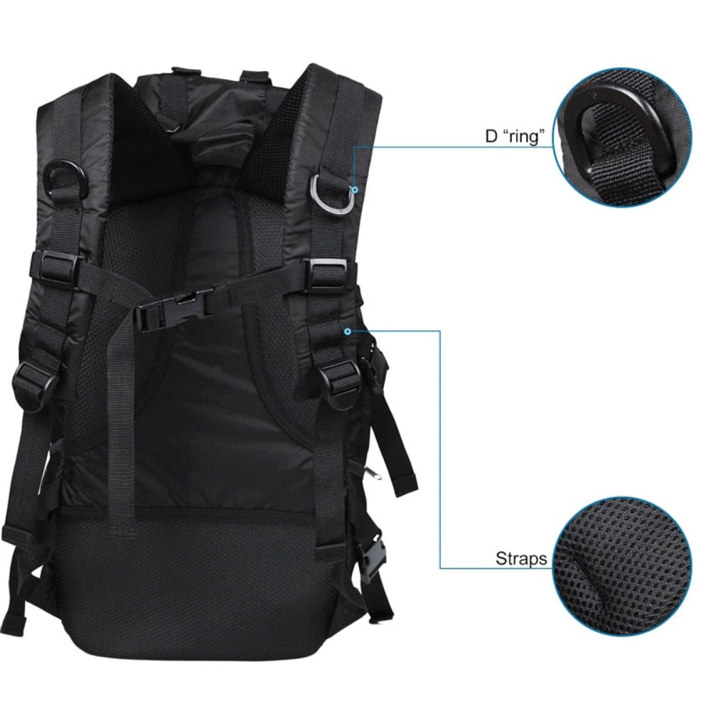 Mochila de senderismo ligera e impermeable