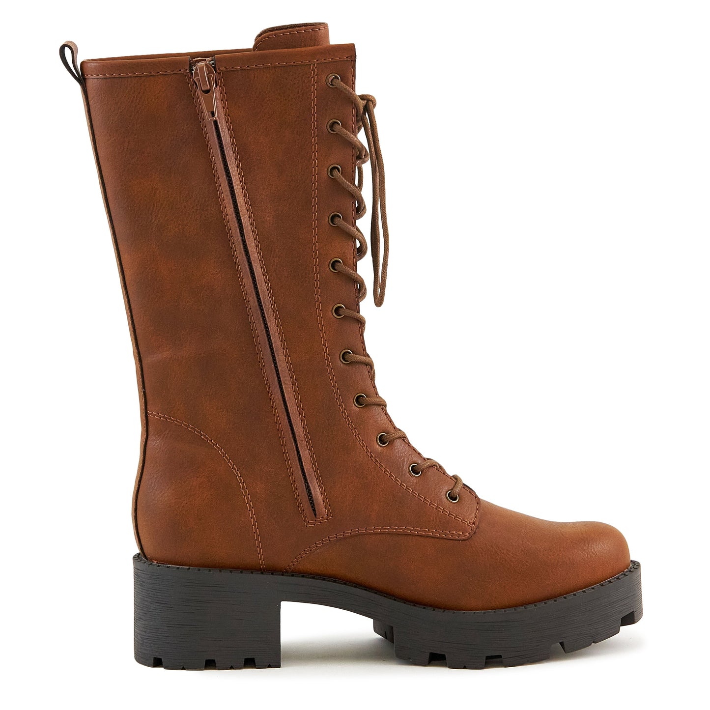 Botas Private para mujer color camello