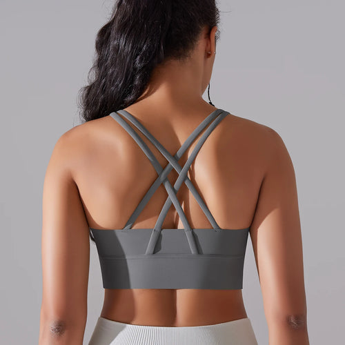 Sujetador de yoga para mujer y camisetas sin mangas para fitness