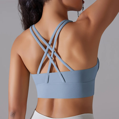 Sujetador de yoga para mujer y camisetas sin mangas para fitness