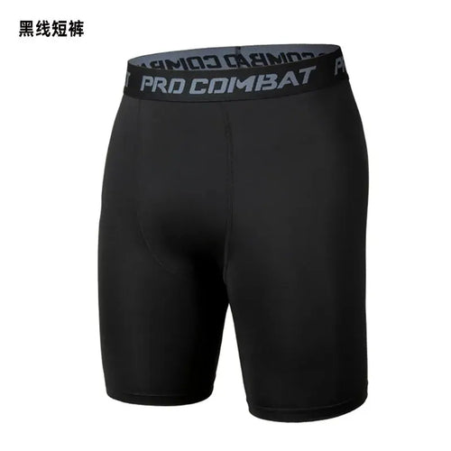 Leggings deportivos para hombre, elásticos y de secado rápido. 