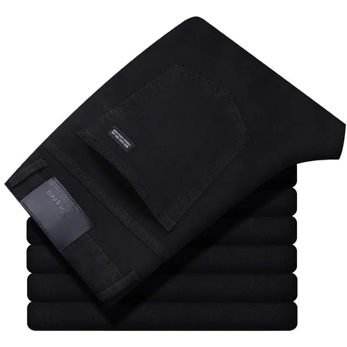 Vaqueros rectos y elásticos casuales de moda para hombre de negocios de WthinLee 
