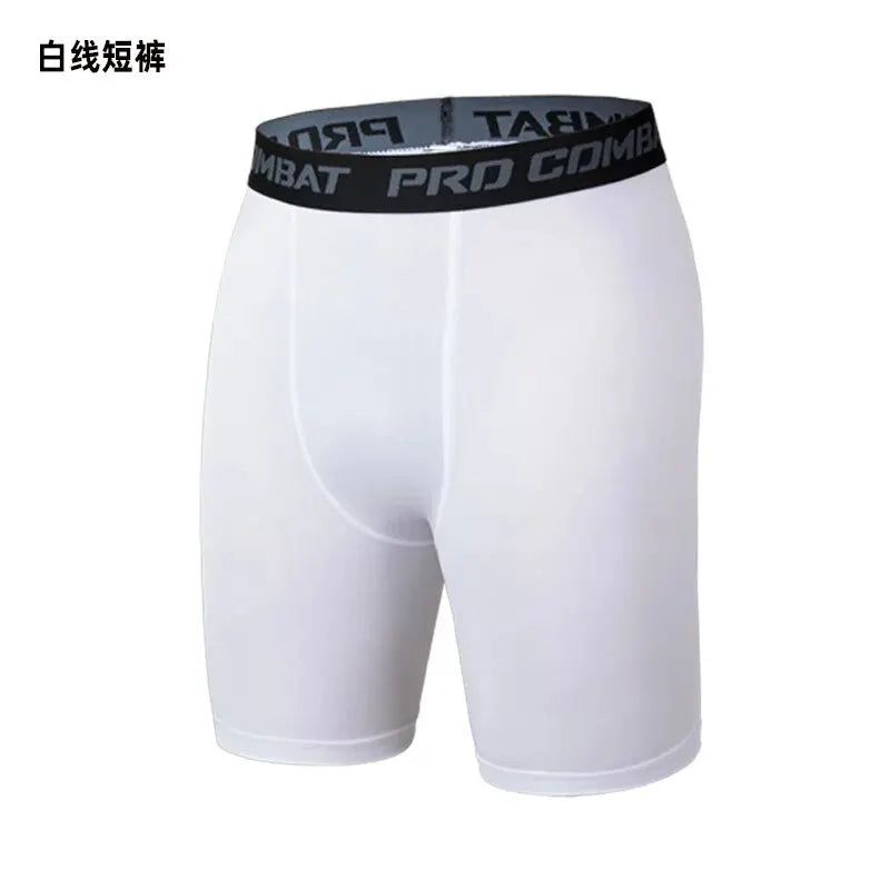 Leggings deportivos para hombre, elásticos y de secado rápido. 