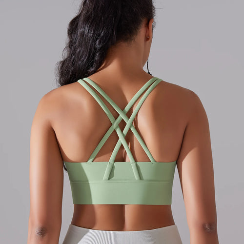 Sujetador de yoga para mujer y camisetas sin mangas para fitness