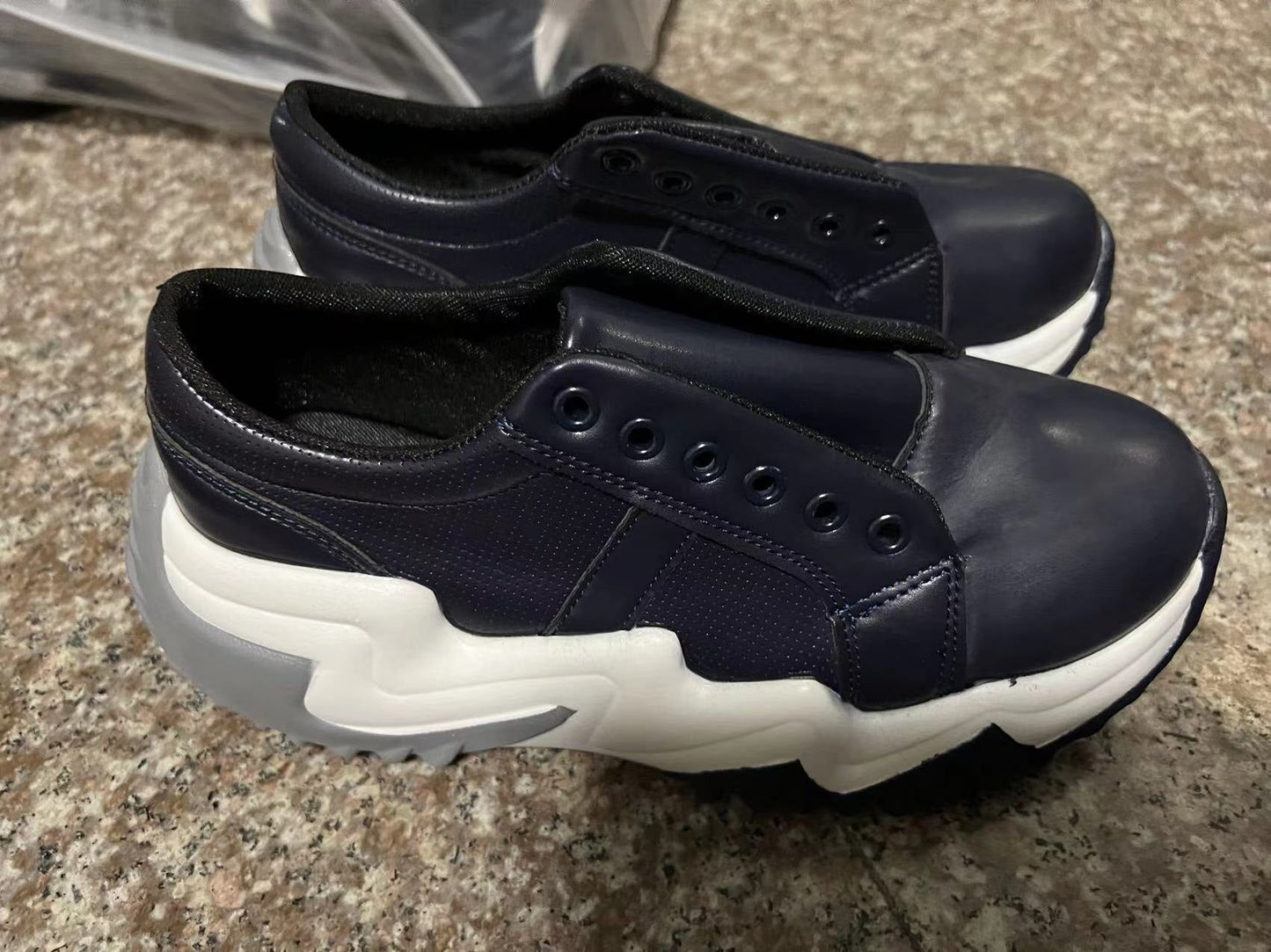 Zapatillas de plataforma informales vulcanizadas y transpirables para mujer 