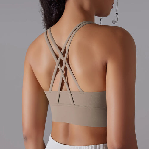 Sujetador de yoga para mujer y camisetas sin mangas para fitness