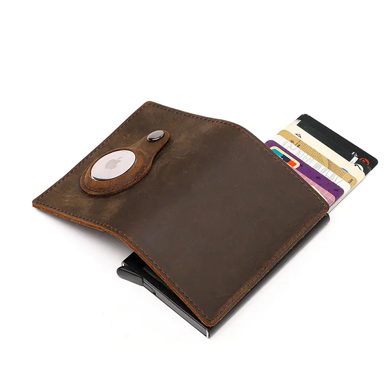 Cartera y tarjetero Airtag original para hombre.