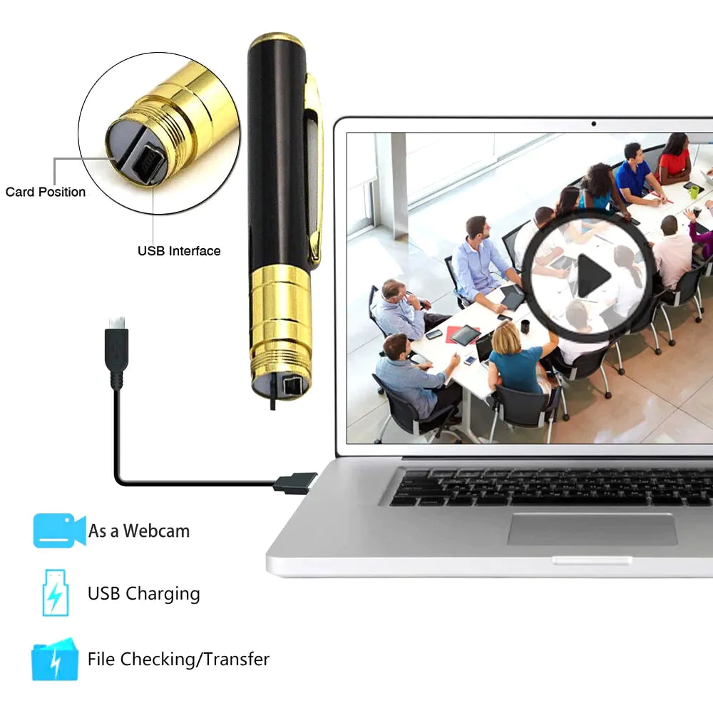 Minicámara oculta de bolsillo, grabadora de audio y video DVR, seguridad 1080P HD, EE. UU.
