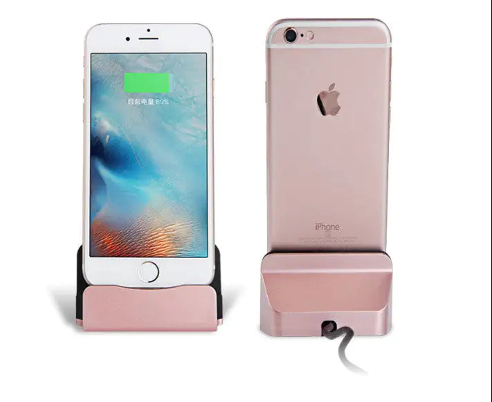 Soporte de carga y sincronización rejuvenecedor para tu iPhone de Apple