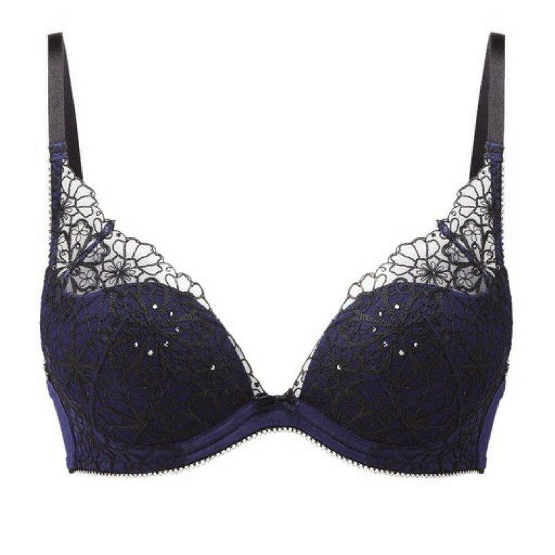 Sujetador con relleno y escote pronunciado con estampado floral Gossard de Lime Lucy