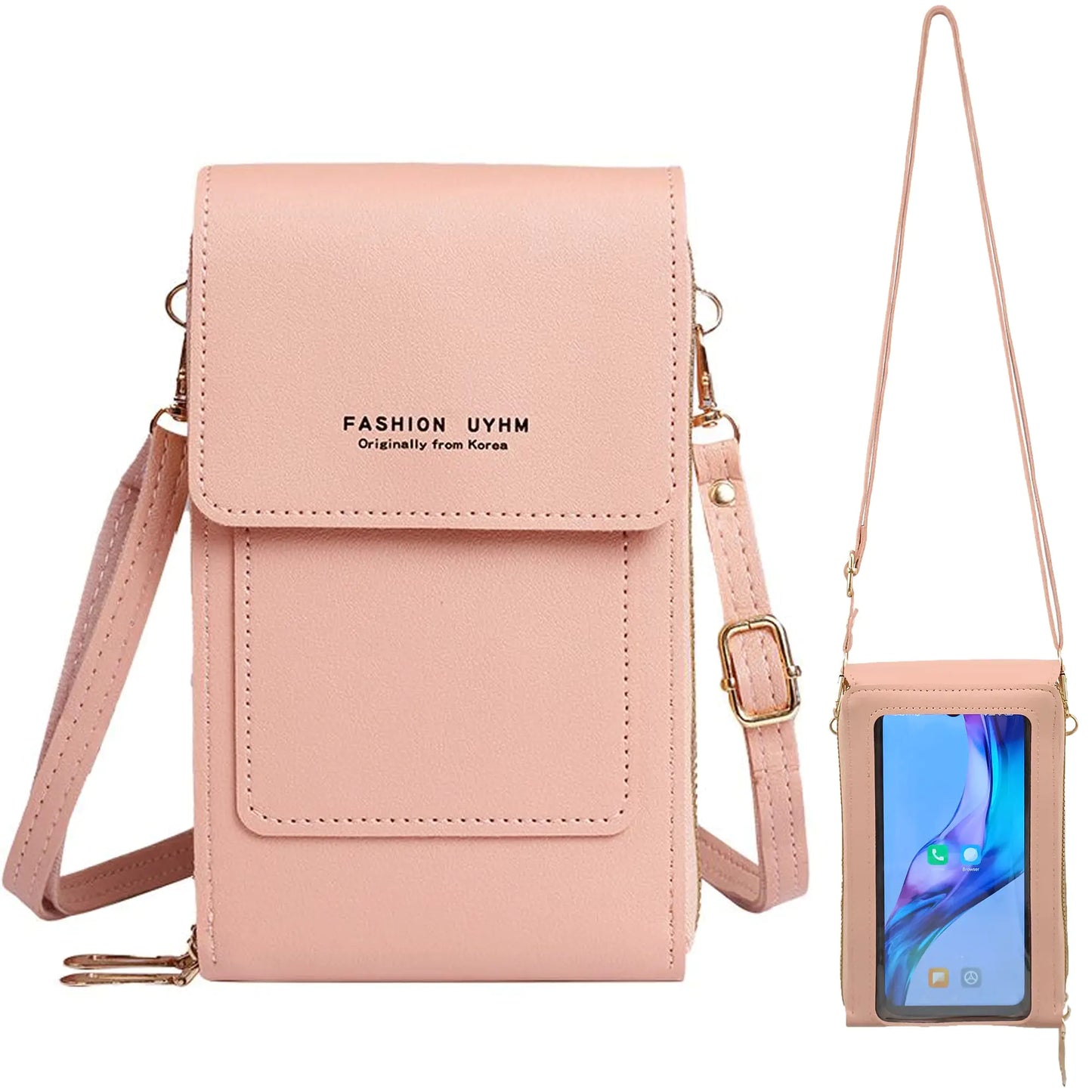Bolsos cruzados PORT &amp; LOTUS para mujer, monedero para teléfono móvil